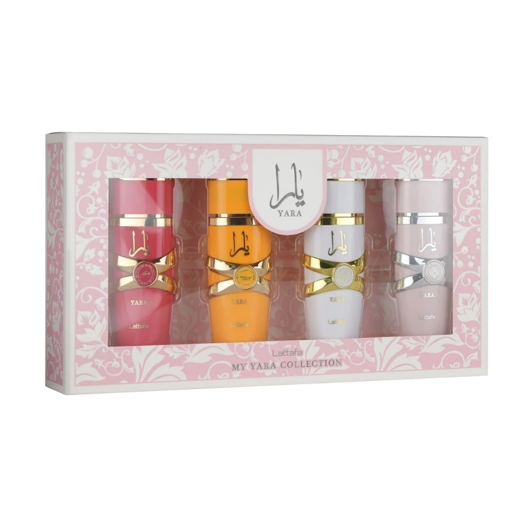 Kit Collection Yara - Yara / Yara Moi / Yara Tous / Yara Candy 25ml - Lattafa - Eau de Parfum