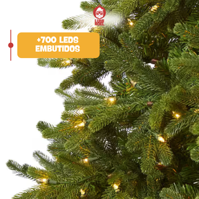 LumiNoel™- Árvore de Natal Premium com LEDs Embutidos