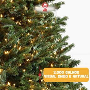 LumiNoel™- Árvore de Natal Premium com LEDs Embutidos