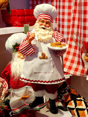 PAPAI NOEL COLECIONÁVEL CONFEITEIRO 35CM - PRÉ VENDA 2025