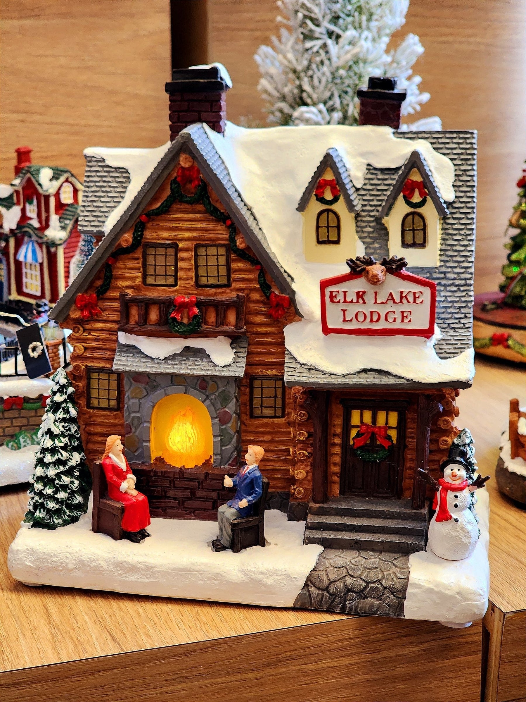 CENÁRIO VILA NATALINA CHALÉ NEVADO 24CM  - PRÉ VENDA 2025