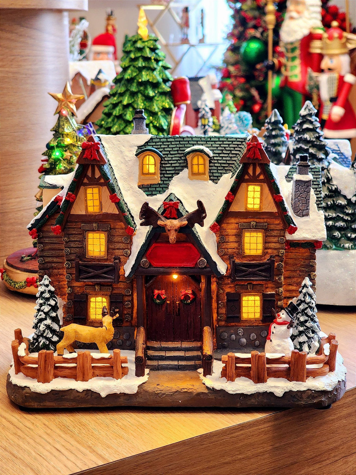 CENÁRIO VILA NATALINA CHALÉ NEVADO 21CM  - PRÉ VENDA 2025