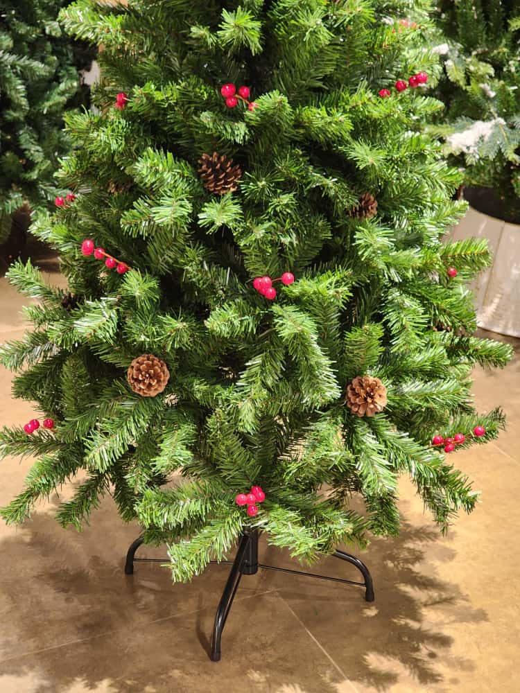 ÁRVORE PINHEIRO BERRY E PINHA 530 GALHOS 1,50CM