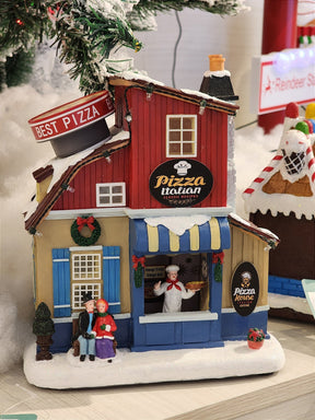 CENÁRIO VILA NATALINA PIZZARIA 23CM  - PRÉ VENDA 2025